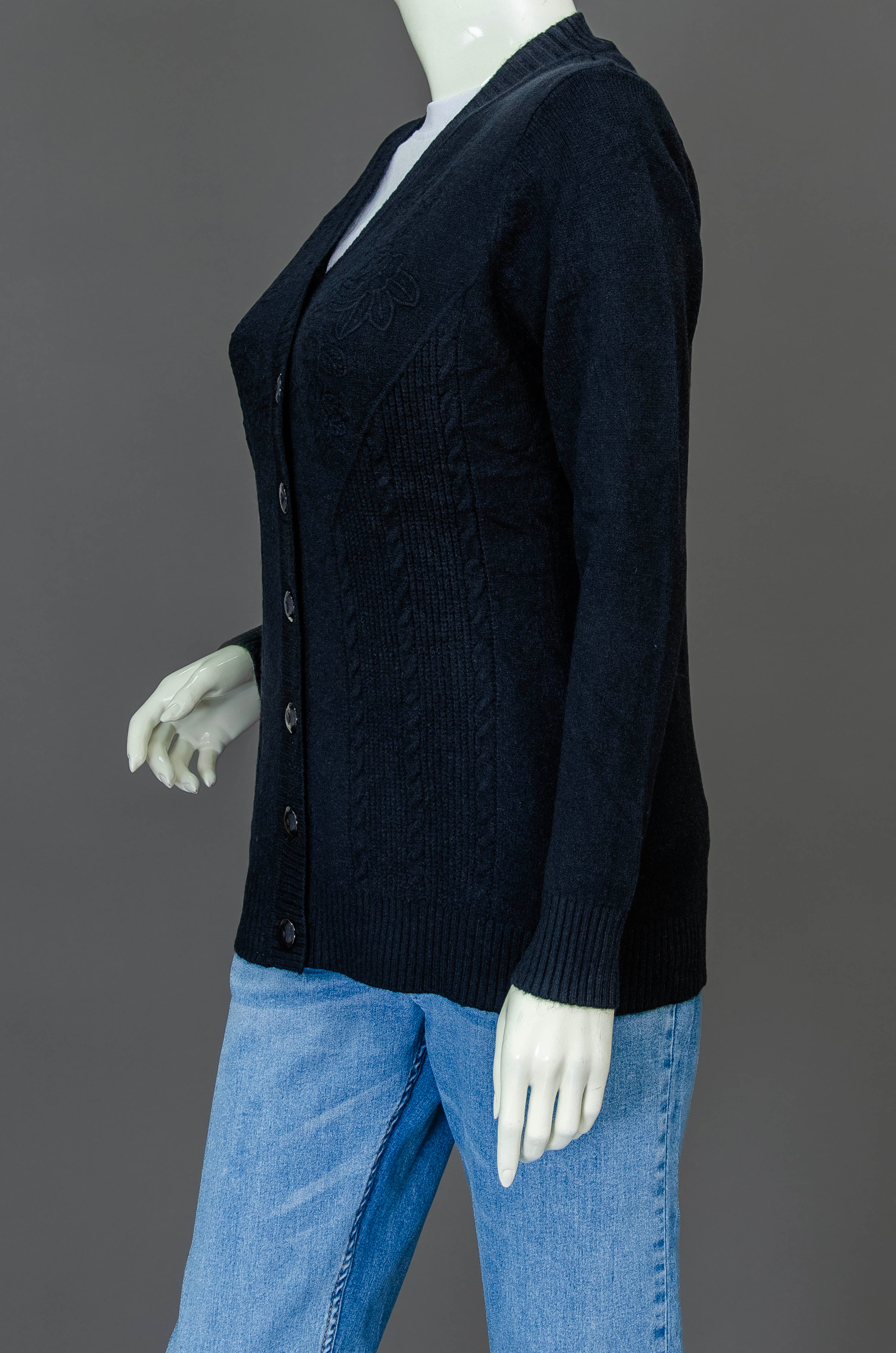 Acrylic Wool Cardigan