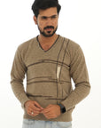 100% Lambswool L Brown Pullover