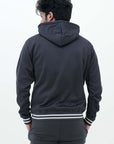 Fleece Jacket With Hoodie Gray