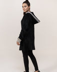 Soft Acrylic Wool Coat with Hoodie