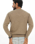 100% Lambswool L Brown Pullover