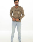 100% Lambswool L Brown Pullover