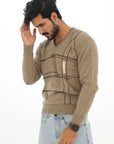 100% Lambswool L Brown Pullover