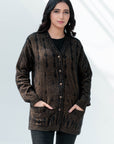 Soft Acrylic Wool Cardigan Olive