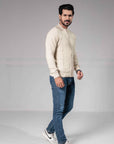 Soft Acrylic Wool Zipper Sweater