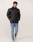 Plain Black Puffer Jacket