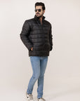 Plain Black Puffer Jacket