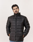 Plain Black Puffer Jacket