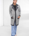 Acrylic Wool Long Coat