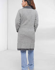 Acrylic Wool Long Coat