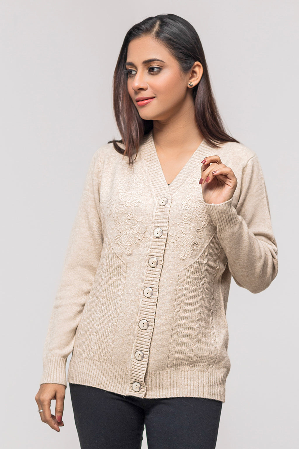 Acrylic Wool Cardigan – The Oxford Store