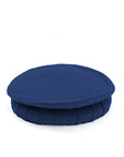 100% Lambswool Plain Cap Navy