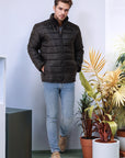 Plain Black Puffer Jacket